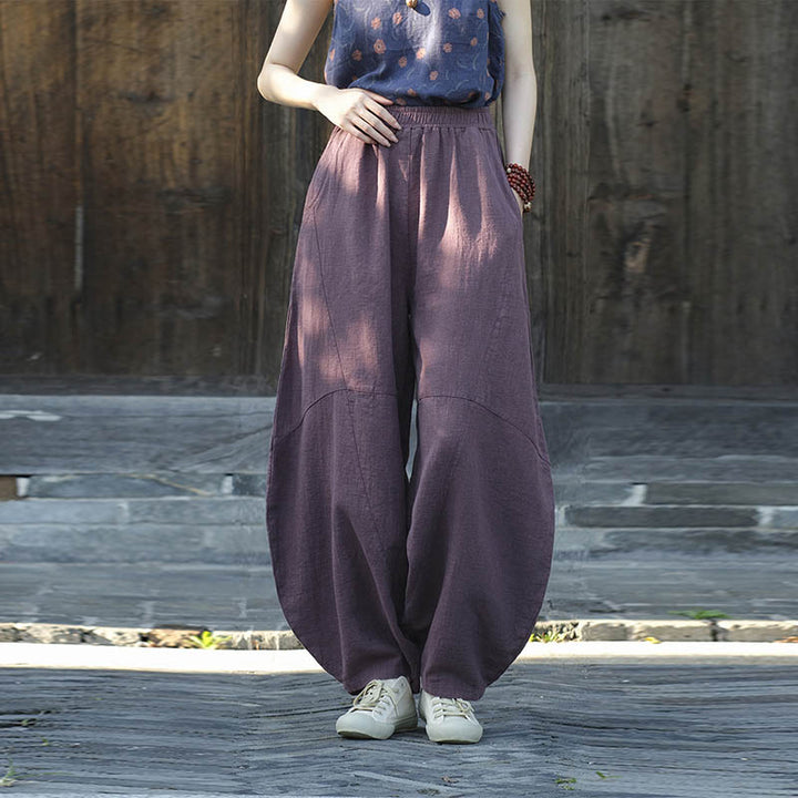 Buddha Stones Pants Harem Trousers Loose Zen Yoga Tai Chi Women's Pants - image 5