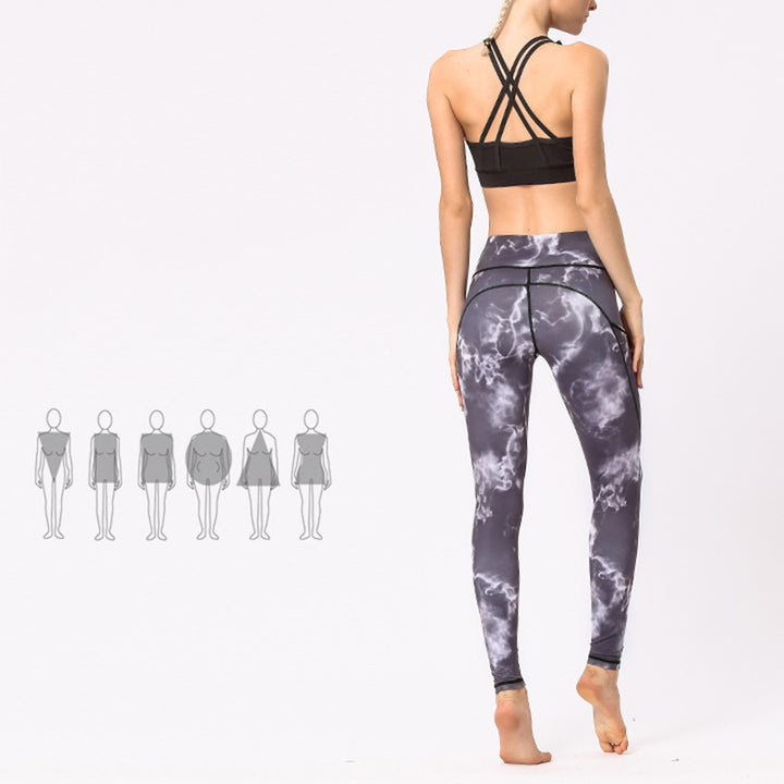 Buddha Stones Colorful Print Pants Sports Exercise Fitness Leggings Women's Yoga Pants - image 10