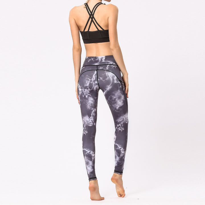 Buddha Stones Colorful Print Pants Sports Exercise Fitness Leggings Women's Yoga Pants - image 7