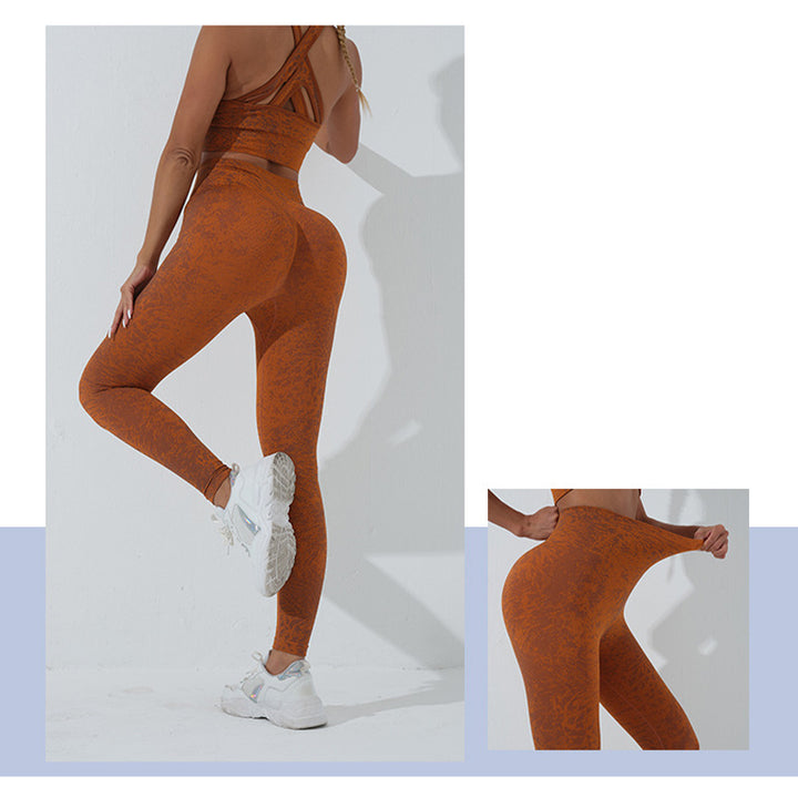 Buddha Stones 2Pcs Seamless Fitness Crop Tank Top Pants Sports Gym Outfits Women's Yoga Sets - image 19