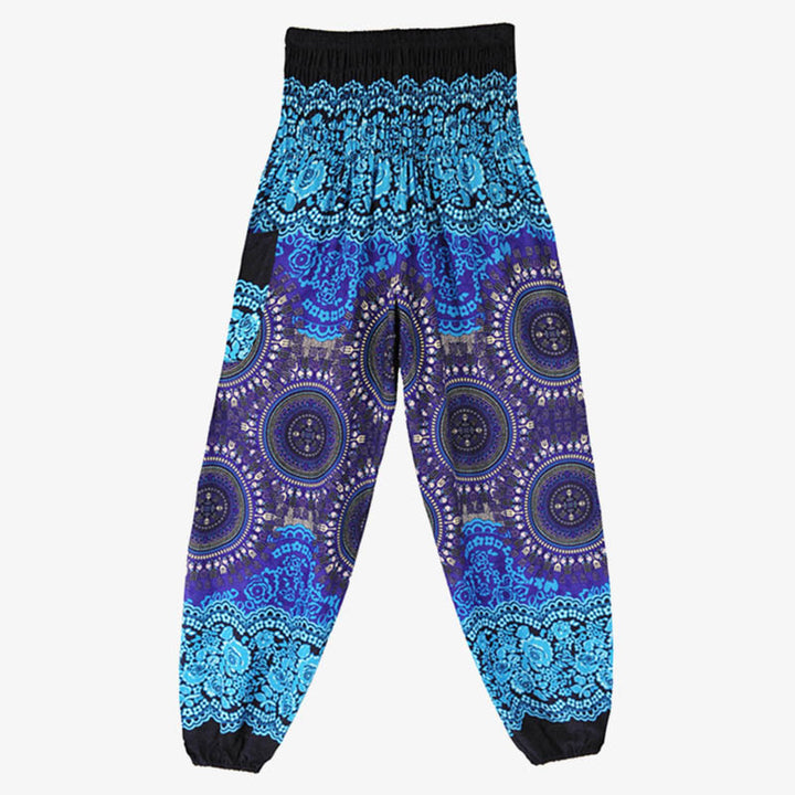 Buddha Stones Boho Loose Harem Trousers Women's Yoga Pants