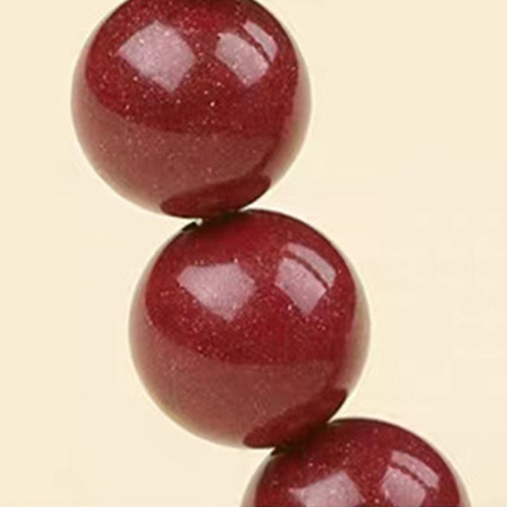 Buddha Stones 925 Sterling Silver Natural Cinnabar Four Beasts Blessing Bracelet - image 16