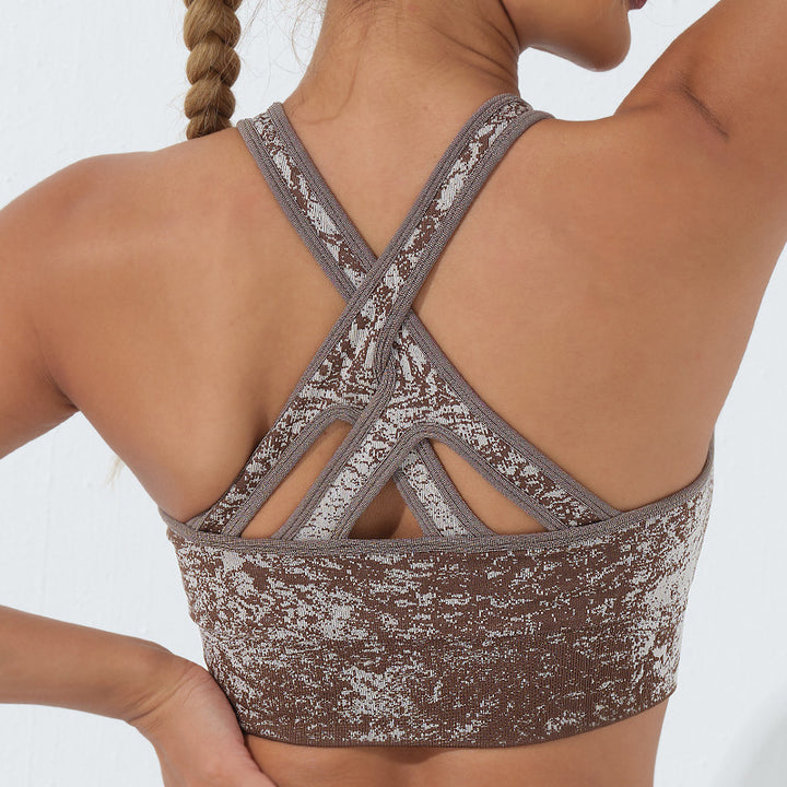 Buddha Stones Seamless Fitness Crop Tank Top High Waist Leggings Pants Sports Gym Yoga Outfits