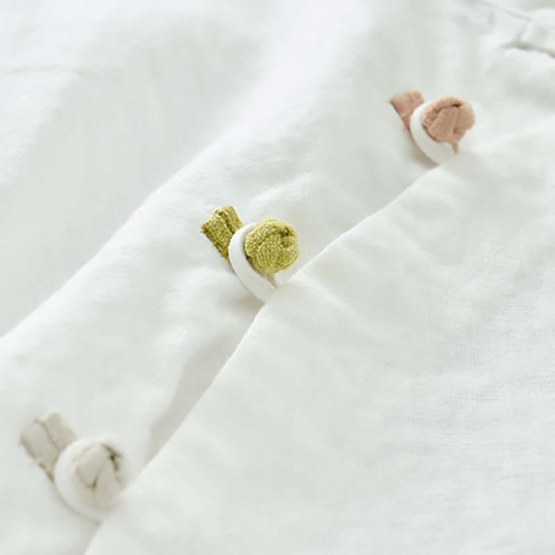 Buddha Stones Ramie Linen Blouse Women Shirt Top Chinese Hanfu Style Clothing - image 19