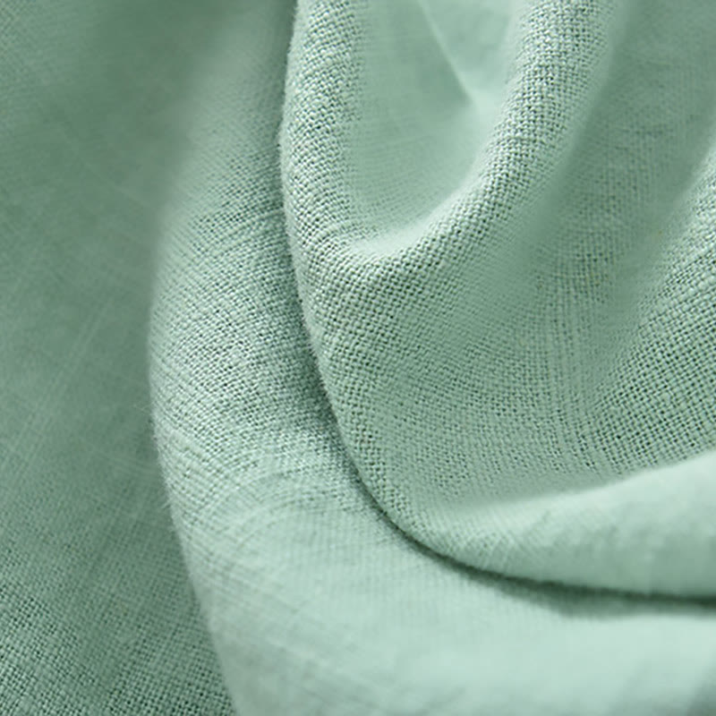 Buddha Stones Ramie Linen Loose Blouse Women Long Sleeve Shirt Chinese Hanfu Top - image 9