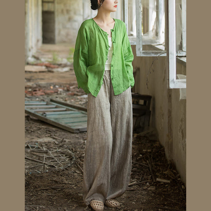 Buddha Stones Retro Tie Dye Harem Pants Casual Women's Yoga Pants With Pockets - image 10