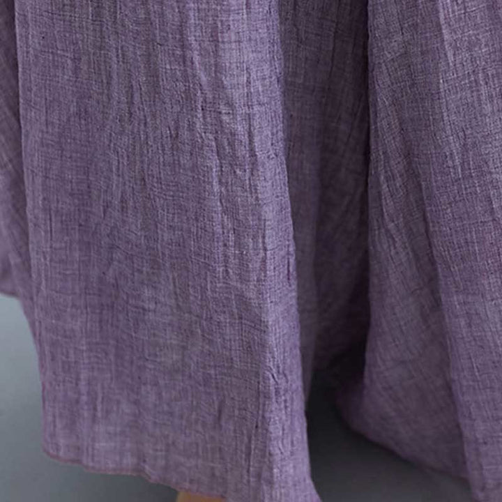 Buddha Stones Women Casual Loose Cotton Linen Wide Leg Pants For Yoga Dance - image 26