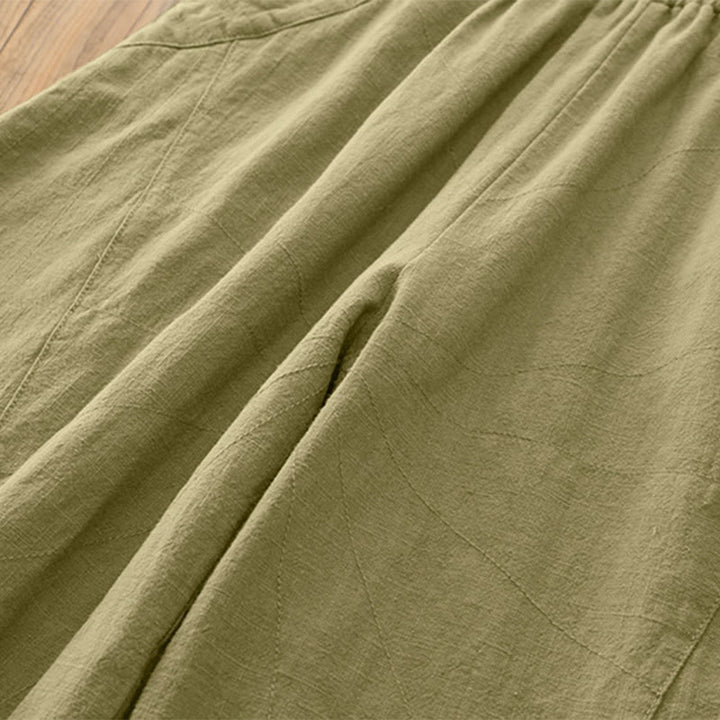 Buddha Stones Solid Color Loose Yoga Harem Pants With Pockets - image 34