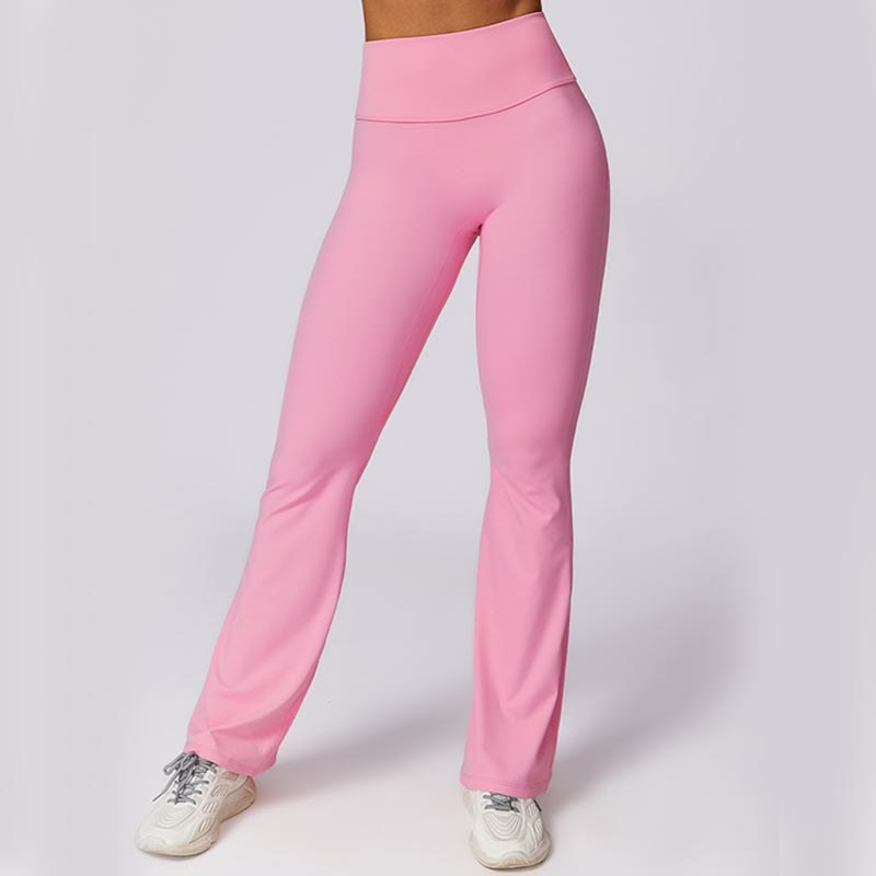 Buddha Stones High Waist Flare Pants For Sports Fitness Yoga