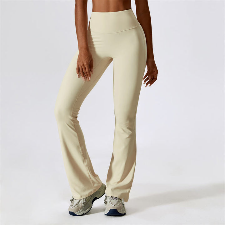 Buddha Stones High Waist Flare Pants For Sports Fitness Yoga