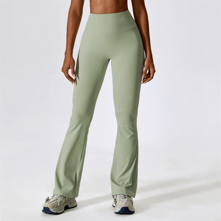 Buddha Stones High Waist Flare Pants For Sports Fitness Yoga