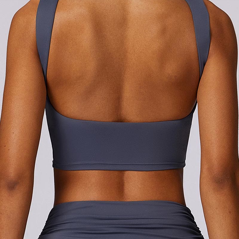 Buddha Stones Sleeveless Backless Strap Tank Top Bra Flared Pants Sports Fitness Yoga - image 45