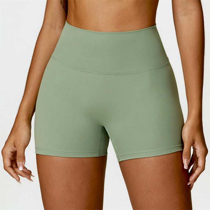 Buddha Stones Gym Sports Yoga Backless Bra Crop Tank Top Shorts - Green - Shorts - US6，UK/AU10，EU38 (XL) - image 29