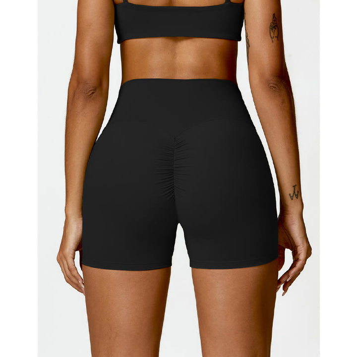 Buddha Stones Gym Sports Yoga Backless Bra Crop Tank Top Shorts - image 11