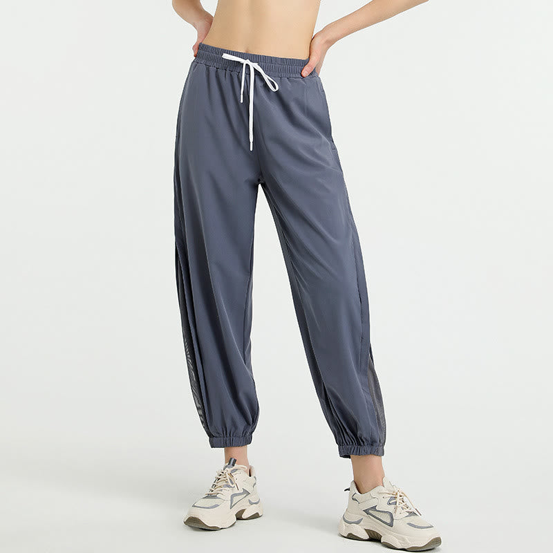 Buddha Stones High Waist Loose Fitness Yoga Sports Track Pants With Pockets - image 1