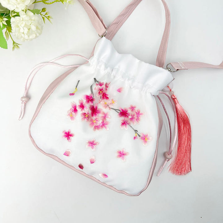 Buddha Stones Suzhou Embroidery Rabbit Lotus Epiphyllum Peony Magnolia Silk Tote Crossbody Bag Shoulder Bag Handbag - image 28