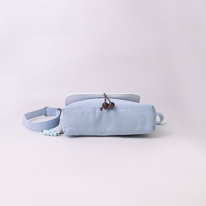 Buddha Stones Embroidered Camellia Epiphyllum Gardenia Sakura Flowers Crossbody Bag Shoulder Bag Cellphone Bag - image 14