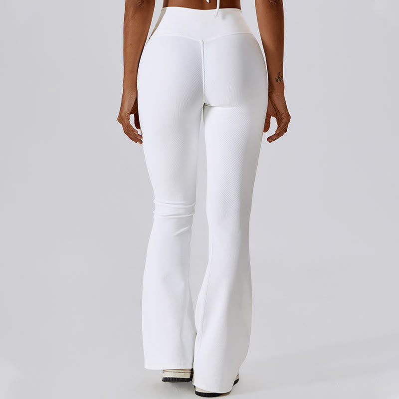 Buddha Stones Sleeveless Crop Tank Top Flared Pants Sports Fitness Yoga - image 12