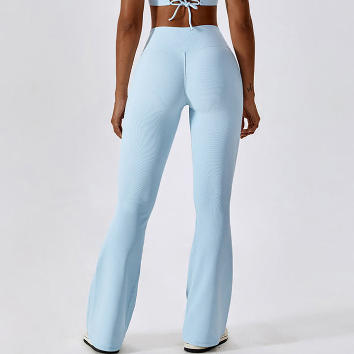 Buddha Stones Sleeveless Crop Tank Top Flared Pants Sports Fitness Yoga - image 47