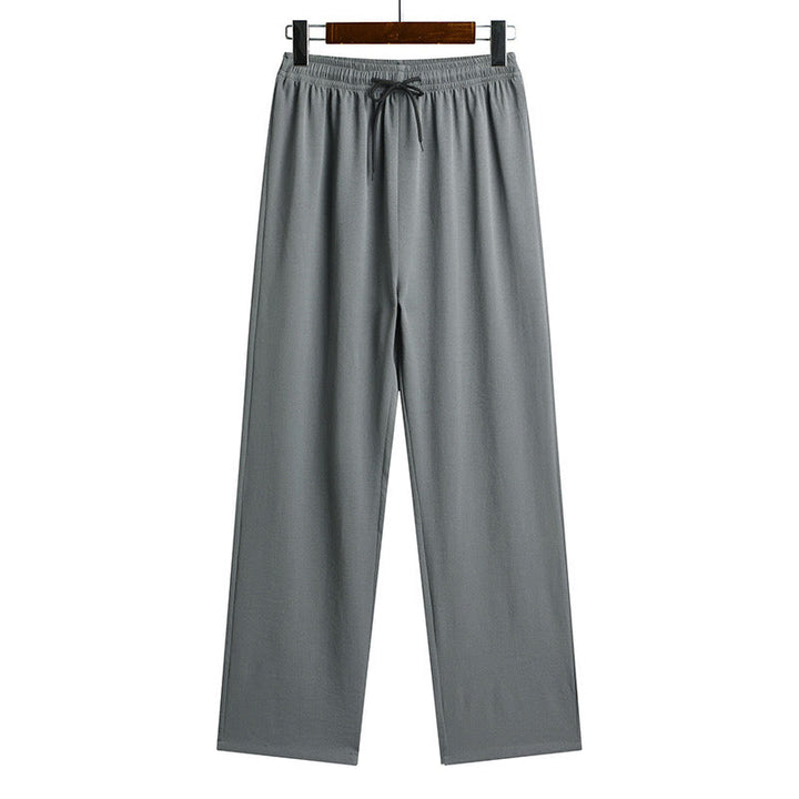 Buddha Stones Fu Character Tang Suit Hanfu Traditional Uniform Short Sleeve Top Pants Clothing Men's Set - image 3