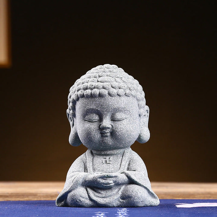 Buddha Stones Meditation Praying Buddha Compassion Serenity Home Decoration - Meditation Buddha 6.7*4.5*9.5cm - image 13