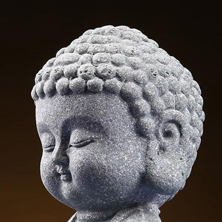 Buddha Stones Meditation Praying Buddha Compassion Serenity Home Decoration - image 7