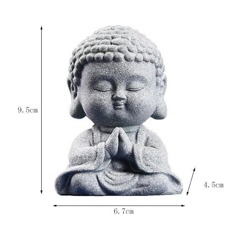 Buddha Stones Meditation Praying Buddha Compassion Serenity Home Decoration