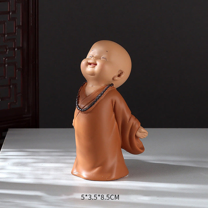 Buddha Stones Small Mini Meditation Praying Monk Serenity Resin Home Decoration