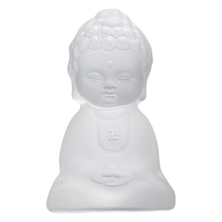 Buddha Stones Mini Tathagata Buddha Liuli Serenity Desk Decoration