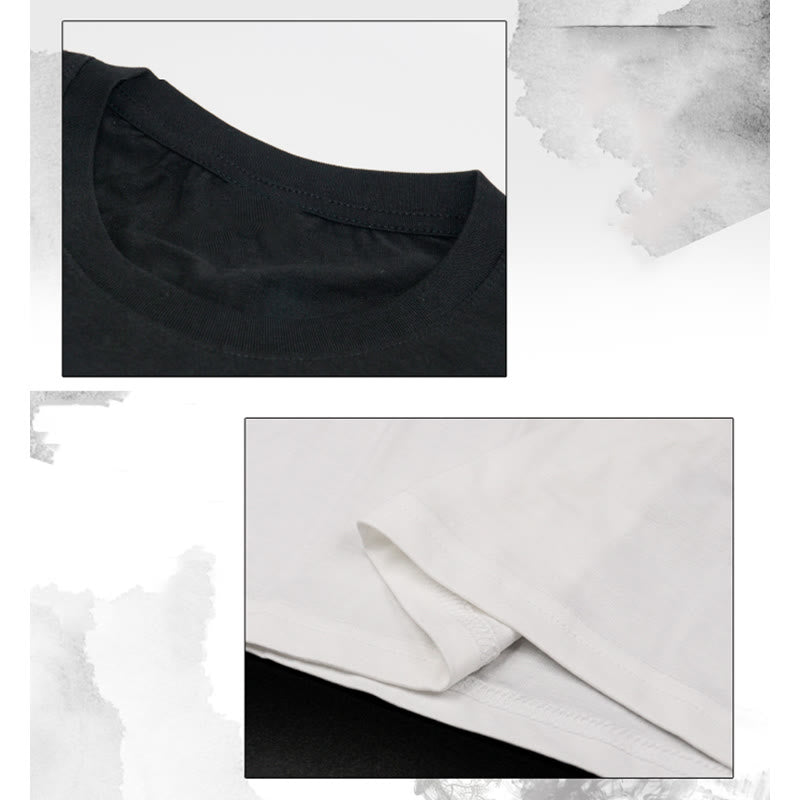 Buddha Stones Men's Summer Round Neck Short Sleeve Yin Yang Cotton T-Shirt - image 7