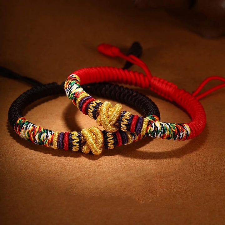 Buddha Stones 925 Sterling Silver Om Mani Padme Hum King Kong Knot Faith Bracelet - image 17