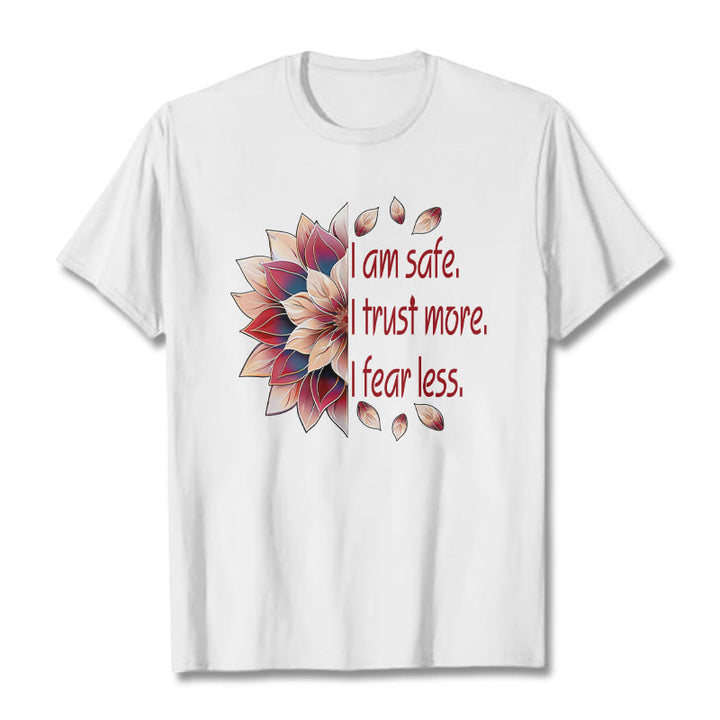 Buddha Stones I Am Safe Tee T-shirt