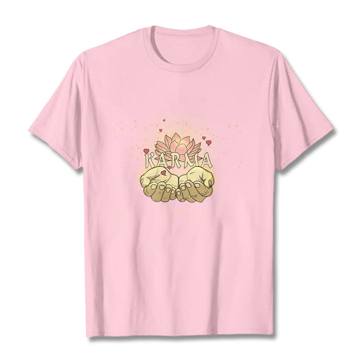 Buddha Stones KARMA Tee T-shirt - LightPink - 2XL - image 12