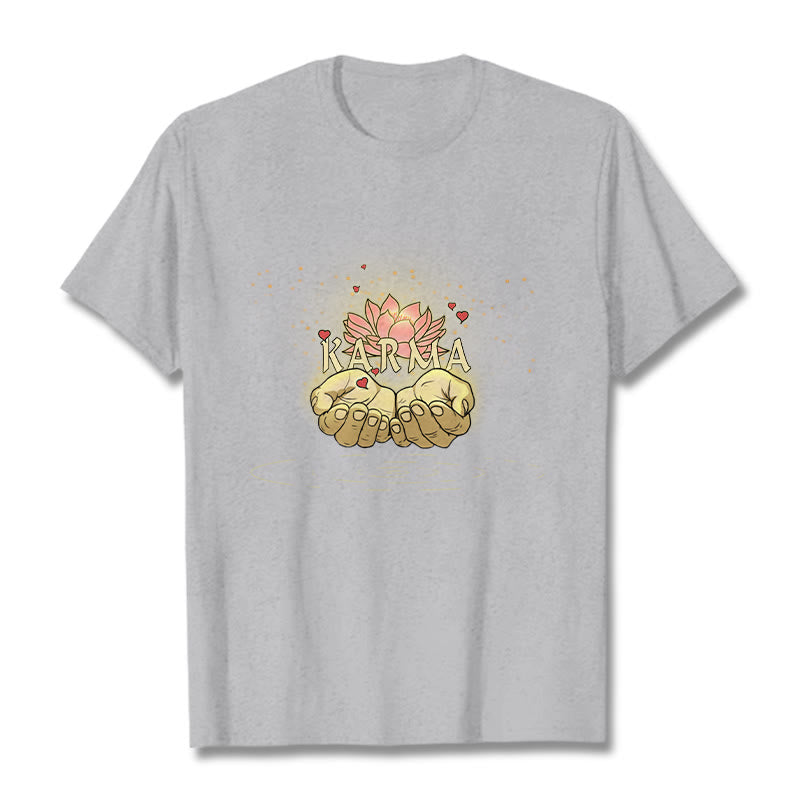 Buddha Stones KARMA Tee T-shirt - LightGrey - 2XL - image 19