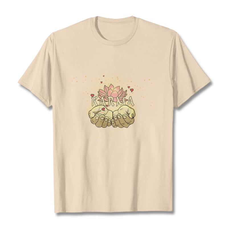 Buddha Stones KARMA Tee T-shirt - Bisque - 2XL - image 10
