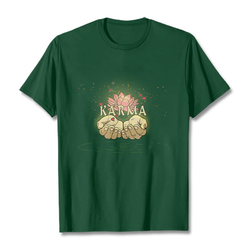 Buddha Stones KARMA Tee T-shirt - ForestGreen - 2XL - image 1
