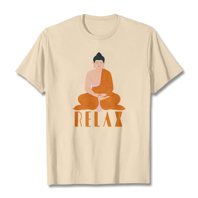 Buddha Stones RELAX Tee T-shirt - Bisque - 2XL - image 1