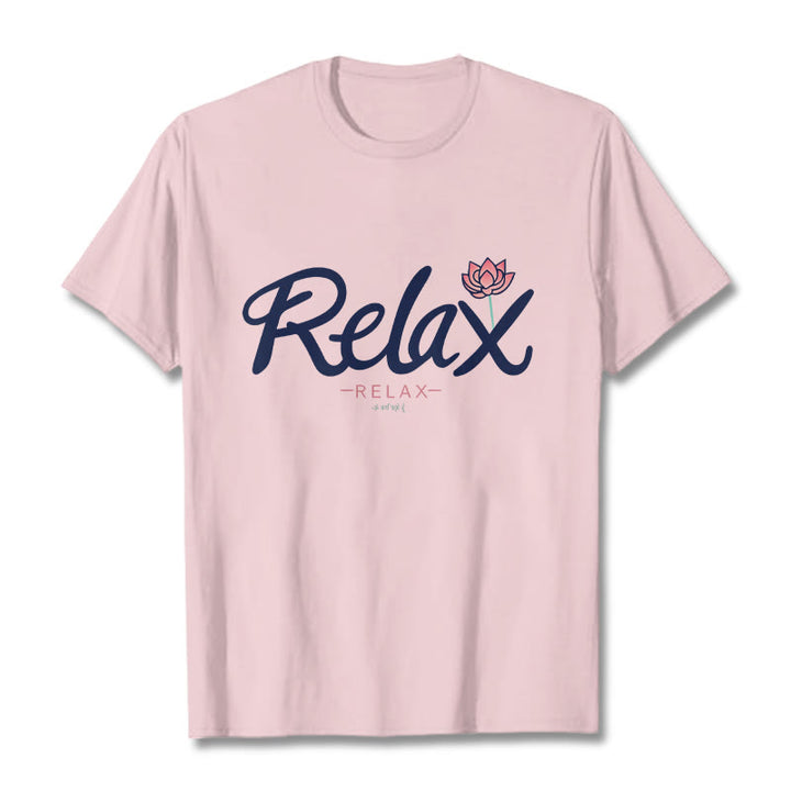 Buddha Stones RELAX Lotus Tee T-shirt