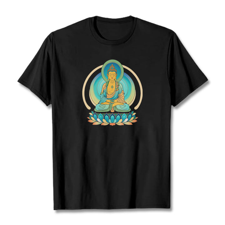 Buddha Stones Lotus Buddha Tee T-shirt