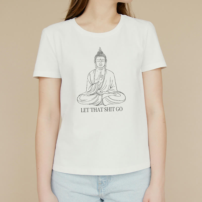 Buddha Stones Let That Shit Go Tee T-shirt - image 3
