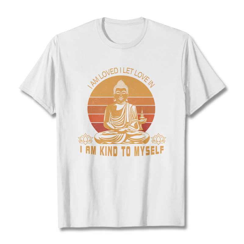 Buddha Stones I Am Loved Tee T-shirt - White - 2XL - image 3