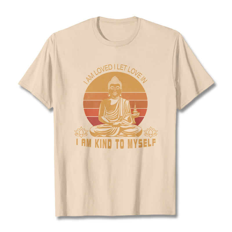 Buddha Stones I Am Loved Tee T-shirt - Bisque - 2XL - image 5