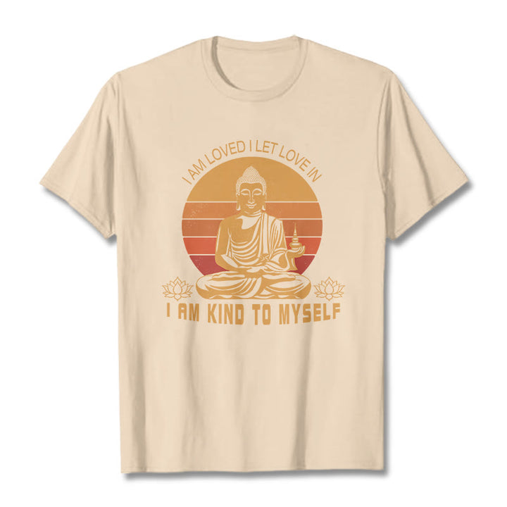 Buddha Stones I Am Loved Tee T-shirt - Bisque - 2XL - image 5