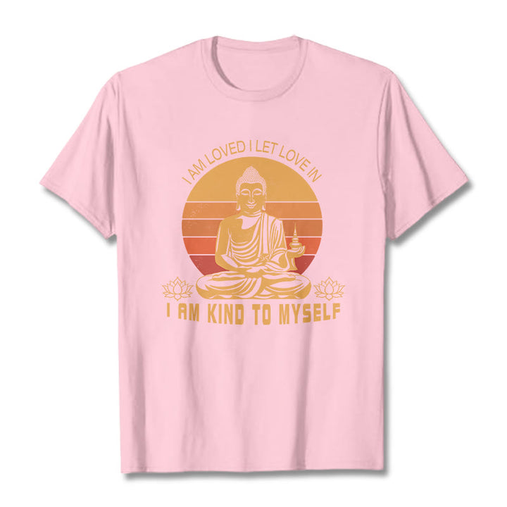 Buddha Stones I Am Loved Tee T-shirt - LightPink - 2XL - image 7