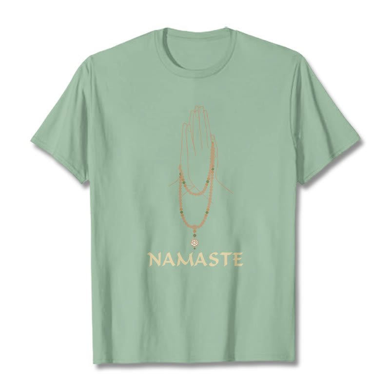 Buddha Stones NAMASTE Tee T-shirt