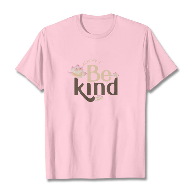 Buddha Stones Always Be Kind Tee T-shirt - LightPink - 2XL - image 12