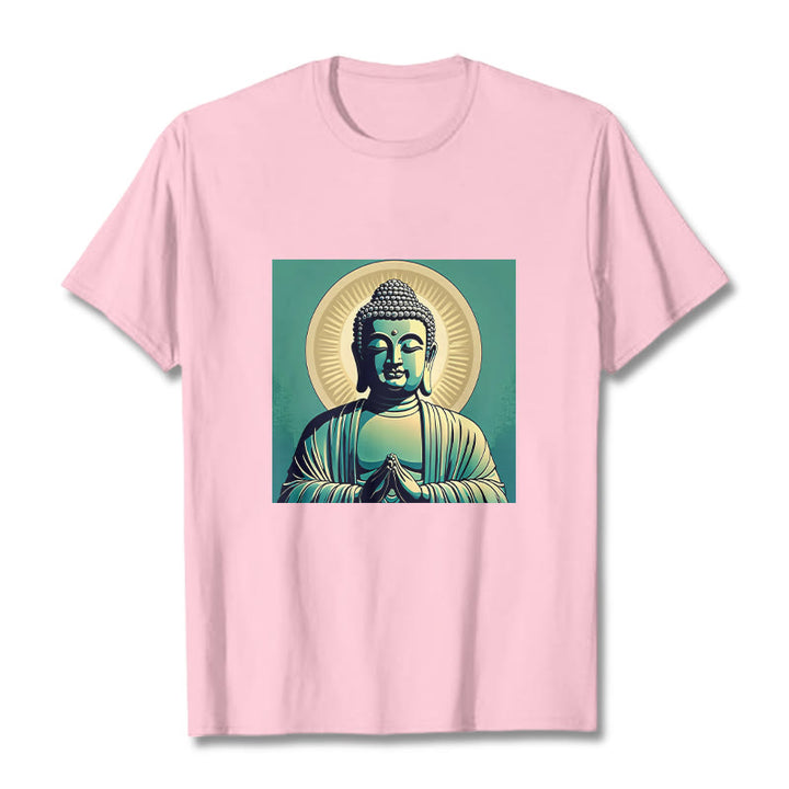 Buddha Stones Aura Green Buddha Tee T-shirt