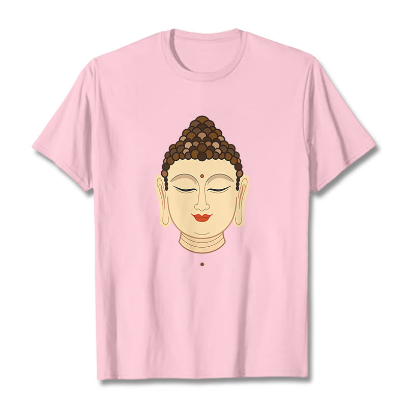 Buddha Stones Meditation Buddha Tee T-shirt - LightPink - 2XL - image 12