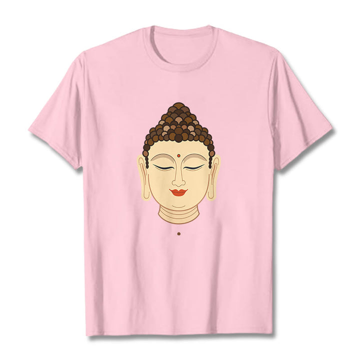 Buddha Stones Meditation Buddha Tee T-shirt - LightPink - 2XL - image 12