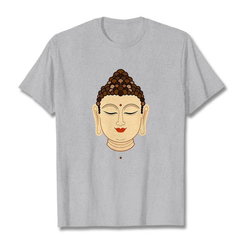 Buddha Stones Meditation Buddha Tee T-shirt - LightGrey - 2XL - image 19